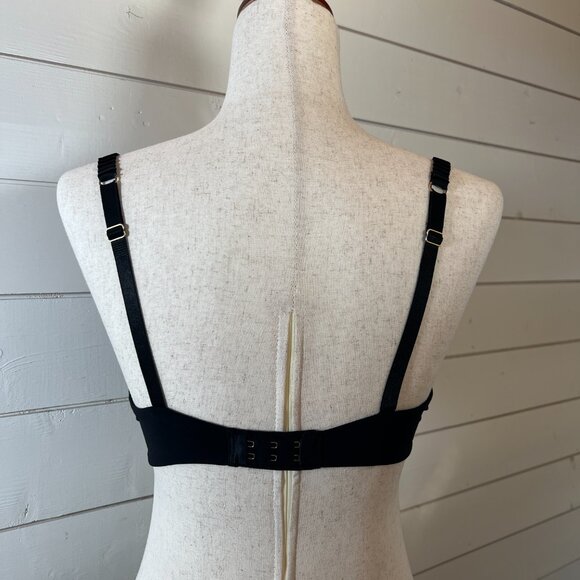 ThirdLove Bra  24/7 Memory Foam Push Up 32E T-Shirt Black Underwire - Picture 3 of 7